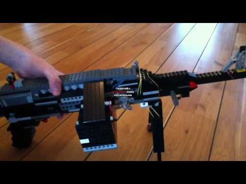 Lego Electric Machine Gun (working)