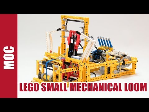 Lego Small Mechanical Loom By Nico71