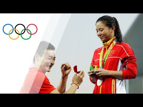 Chinese diver He Zi gets marriage proposal after taking silver