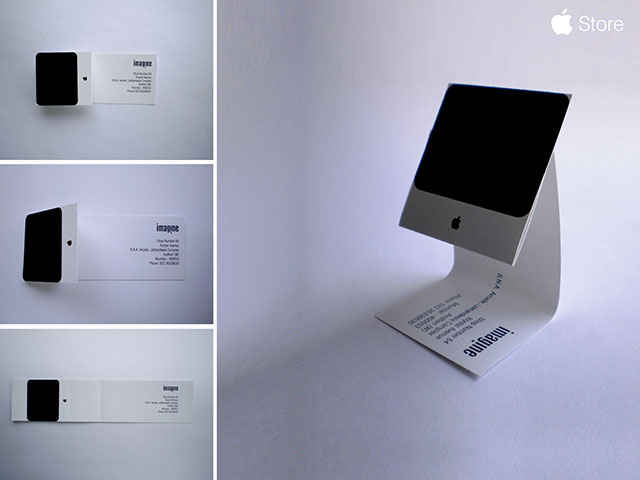The iMac Business Card // 255 Creative & Unique Business Cards Design Inspiration & Ideas