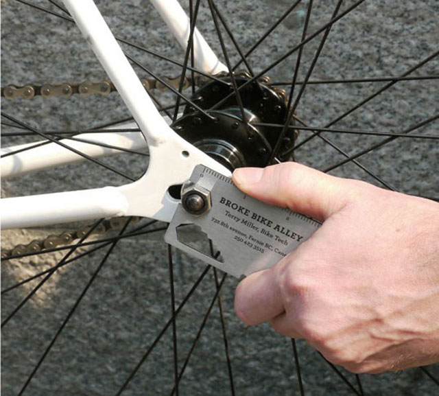 Broke Bike Alley, Bike Repair Cool Tool Card // 255 Creative & Unique Business Cards Design Inspiration & Ideas