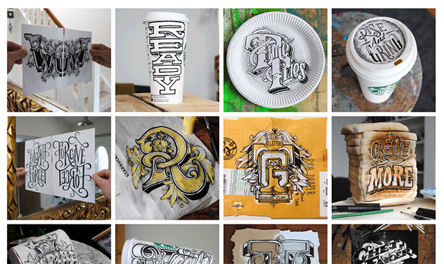 Starbucks Coffee Cup Art Sharpie // Best Tumblr Illustration Blogs & Art Portfolio