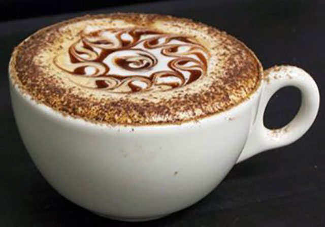 Fiery Ball Coffee Art Design // Creative 3D Coffee Latte Art Pictures, Images & Designs
