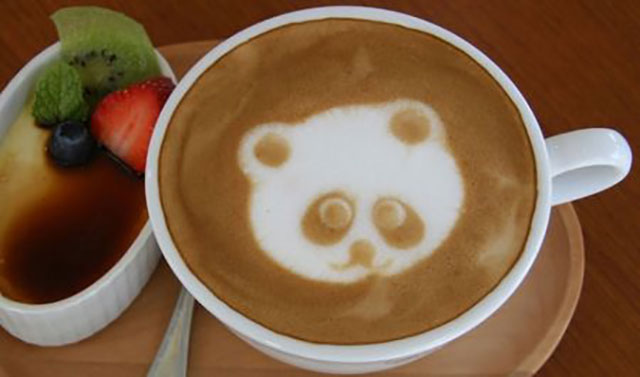 Cute Panda Coffee Art Design // Creative 3D Coffee Latte Art Pictures, Images & Designs