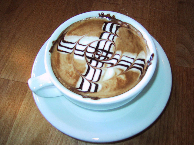 Northern Cross Coffee Art Design // Creative 3D Coffee Latte Art Pictures, Images & Designs