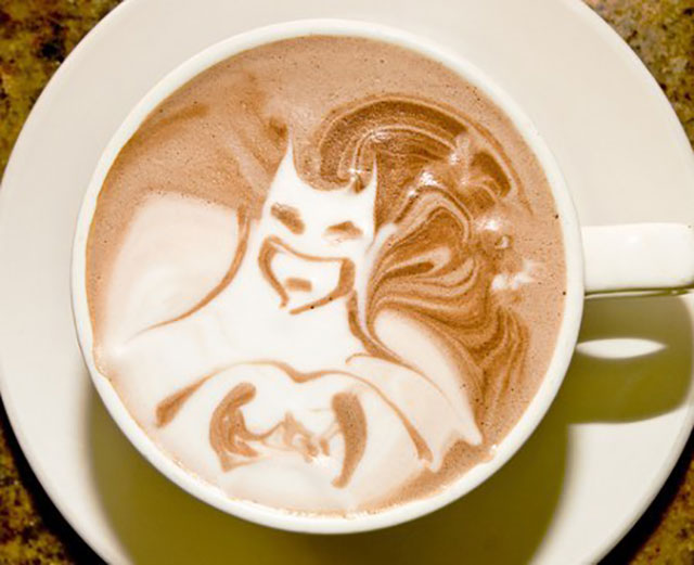 Batman Coffee Art Design // Creative 3D Coffee Latte Art Pictures, Images & Designs