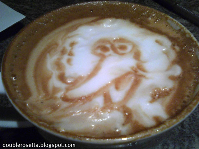 Sesame Street Big Bird Coffee Art Design // Creative 3D Coffee Latte Art Pictures, Images & Designs