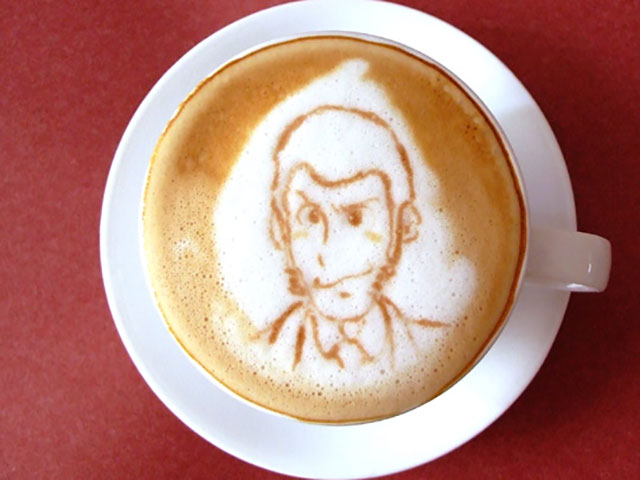 Lupin Coffee Art Design // Creative 3D Coffee Latte Art Pictures, Images & Designs