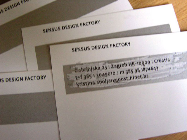 Design Factory Business Scratch Card // 255 Creative & Unique Business Cards Design Inspiration & Ideas