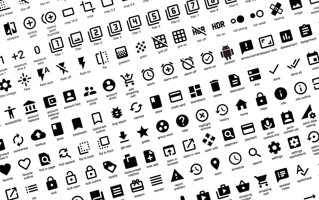Google 750 Free Icons Material Project