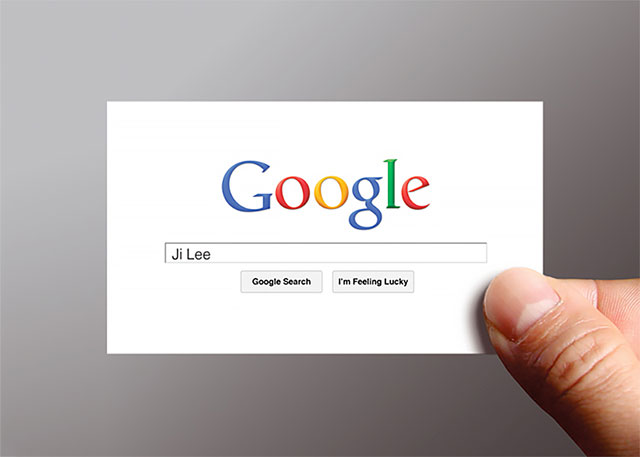 Just Google My Name Business Card // 255 Creative & Unique Business Cards Design Inspiration & Ideas