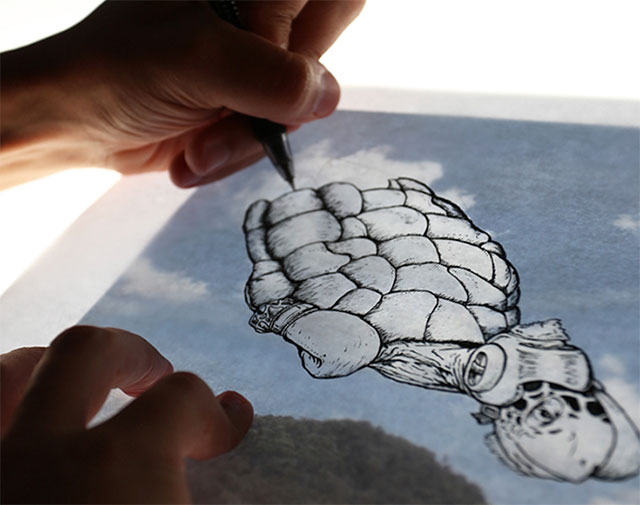 Cloud Drawings Artwork // Best Tumblr Illustration Blogs & Art Portfolio