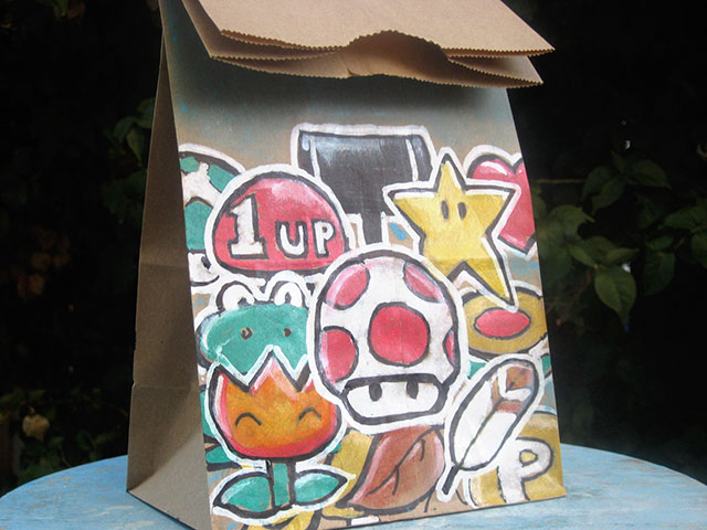 Sharpie Dad Lunch Bag Art Projects // Best Tumblr Illustration Blogs & Art Portfolio