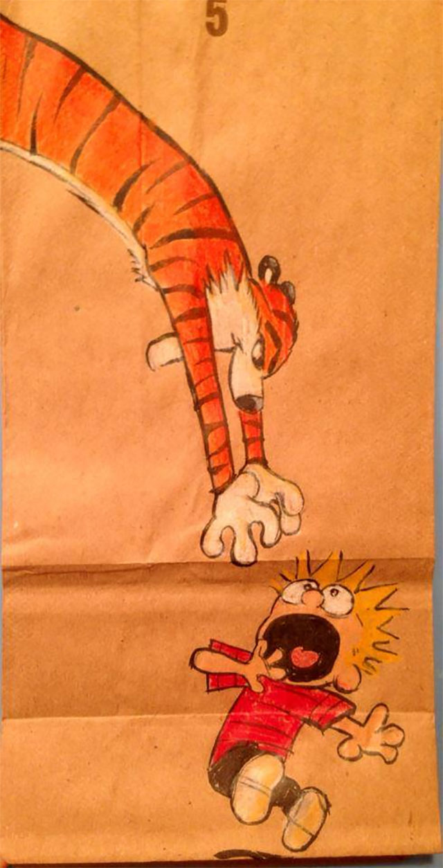 Sharpie Dad Lunch Bag Art Projects // Best Tumblr Illustration Blogs & Art Portfolio