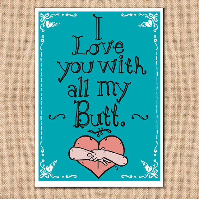 I love you with all my butt : Spaghetti Toes, Stuff Kids Say // Best Tumblr Illustration Blogs & Art Portfolio