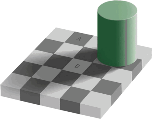 Different Shades Color Illusion | 23 Best Cool Optical Illusions Images (GIF) in 3D With Amazing Color