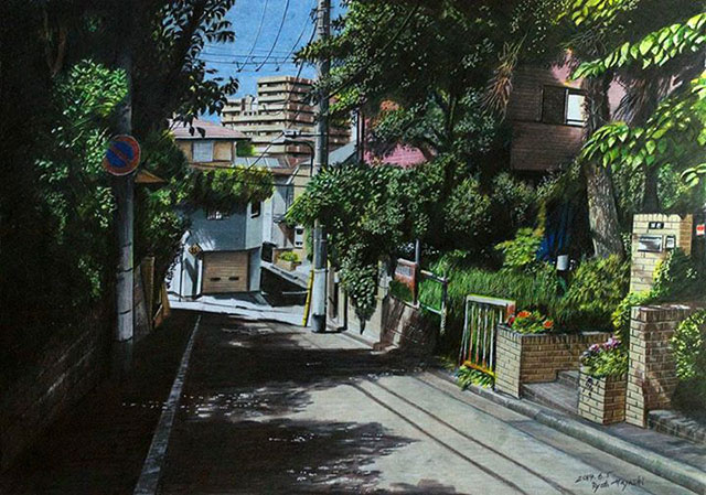 Paintings Of Japan | Awesome Photorealistic Colored Pencil Drawings, by Ryota Hayashi