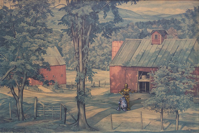 Thrift Store Paintings Altered & Improved For Sale, By Dave Pollot