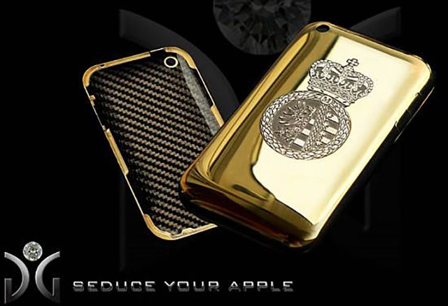 Golden Delicious Solid Gold & Diamond iPhone Case | 154 Best Cool & Creative iPhone Cases Unique