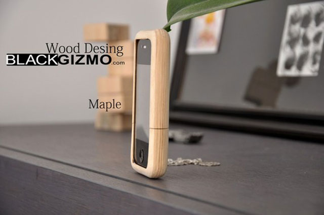 Black Gizmo Solid Maple Wood, Wooden iPhone Case | 154 Best Cool & Creative iPhone Cases Unique