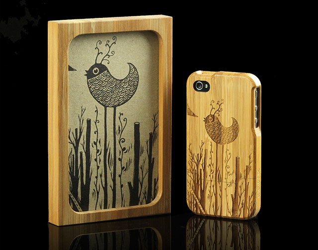 Laser Engraved Bamboo Wood iPhone Cases | 154 Best Cool & Creative iPhone Cases Unique