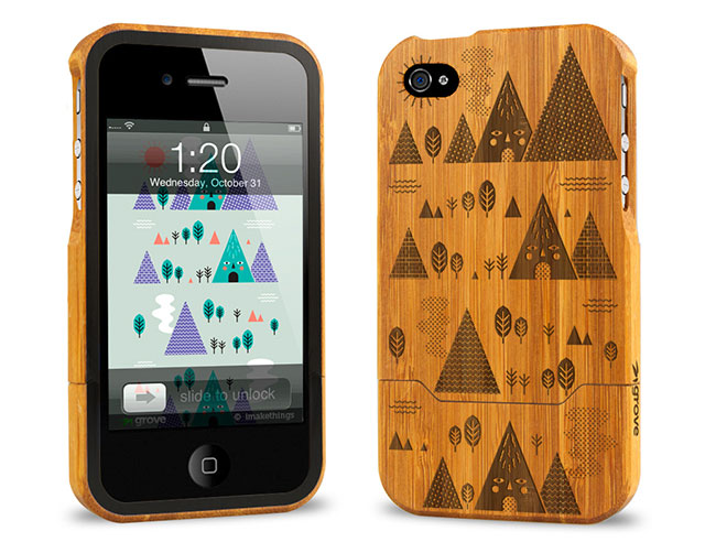 Laser Engraved Bamboo Wood iPhone Cases | 154 Best Cool & Creative iPhone Cases Unique