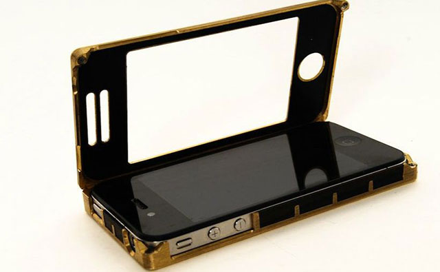 Vintage Exovault Brass iPhone Cover | 154 Best Cool & Creative iPhone Cases Unique