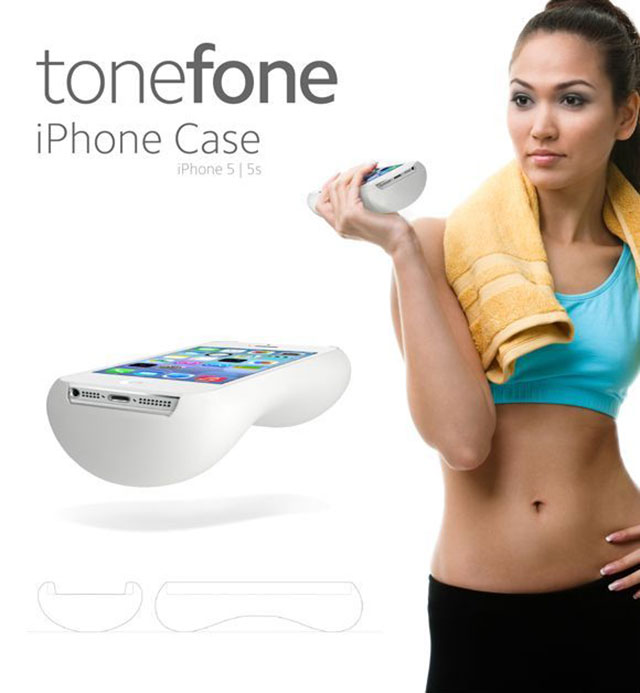 World's Heaviest iPhone Case, The ToneFone Dumbell iPhone Cover | 154 Best Cool & Creative iPhone Cases Unique