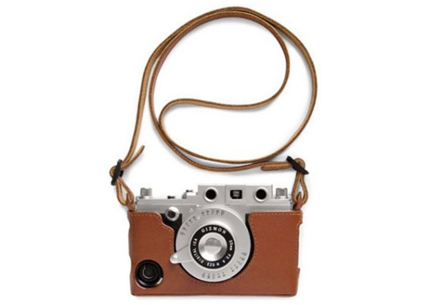 Leather Camera iPhone Case With Straps | 154 Best Cool & Creative iPhone Cases Unique