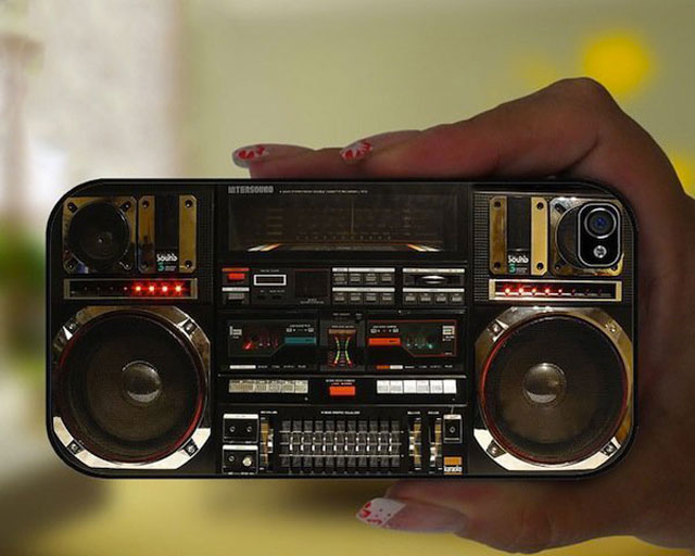 Boombox iPhone Case | 154 Best Cool & Creative iPhone Cases Unique