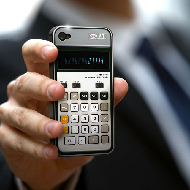 Vintage Handheld Calculator iPhone Case | 154 Best Cool & Creative iPhone Cases Unique