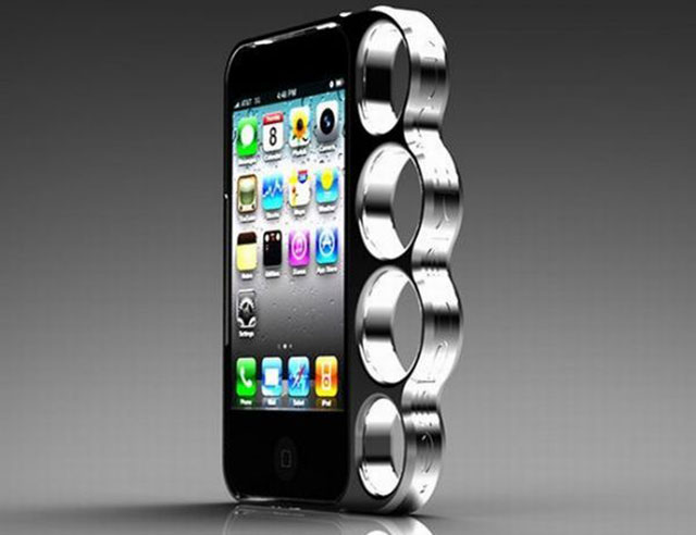 Knuckle Busters, Brass Knuckle iPhone Case | 154 Best Cool & Creative iPhone Cases Unique