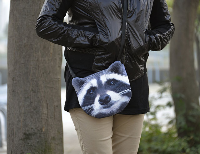 Cute 3D Animal Bags | Raccoon Bag