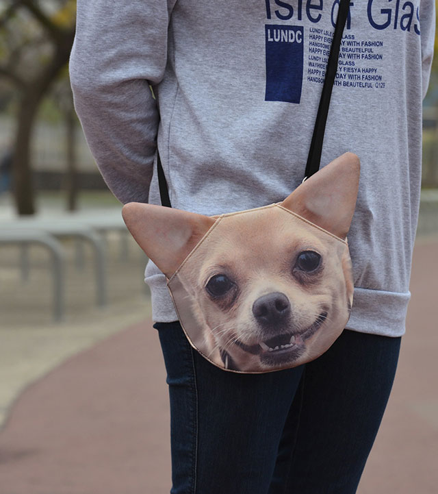 Chihuahua Bag | Ladies Animal Shopping Bags With Face Prints
