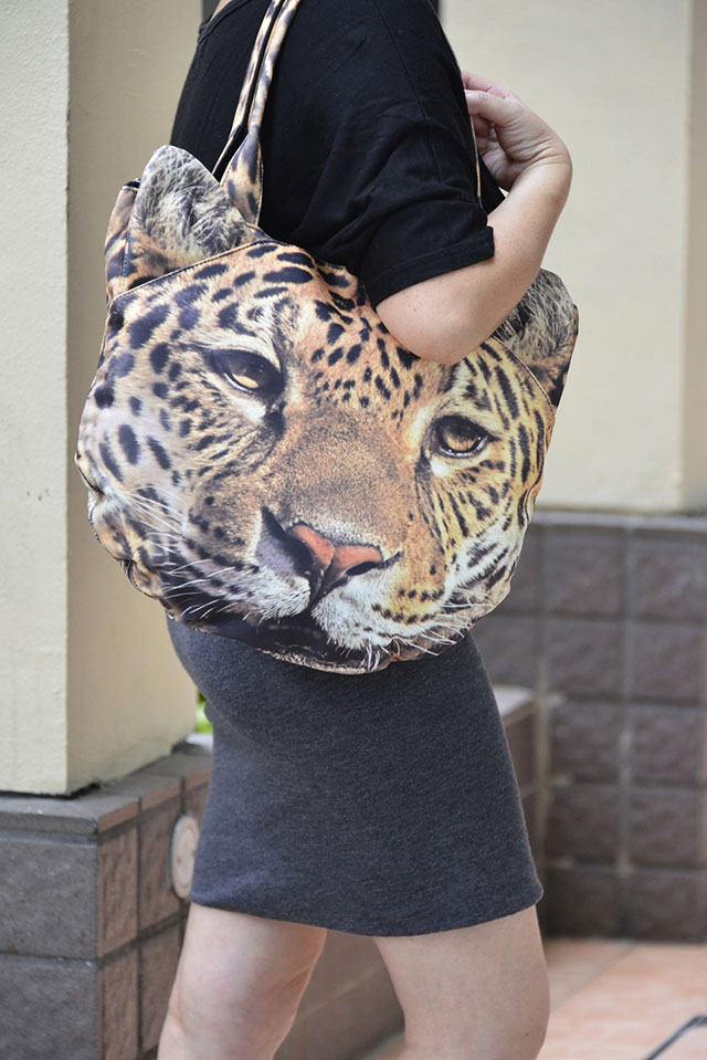 3D Leopard Bag | Ladies Animal Shopping Bags With Face Prints