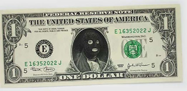 Bank Robber Money | One Dollar Bill Art by Ivan Duval and Jean Sebastien Ides