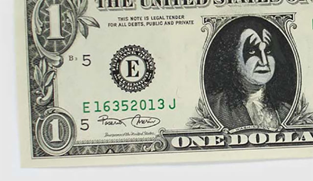 One Dollar Bill Art by Ivan Duval and Jean Sebastien Ides