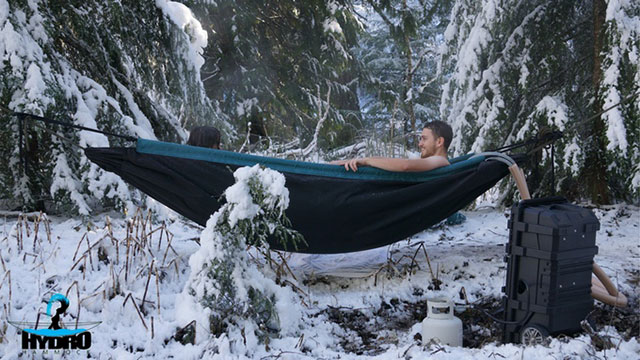 Hydro Hammock Review | Portable Hot Tub Hammock Swinging Pool