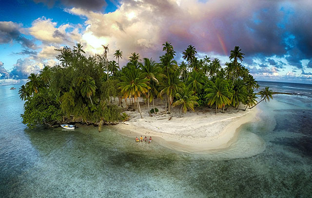 Lost Island, Tahaa, French Polynesia | International Drone Photography Contest Winners
