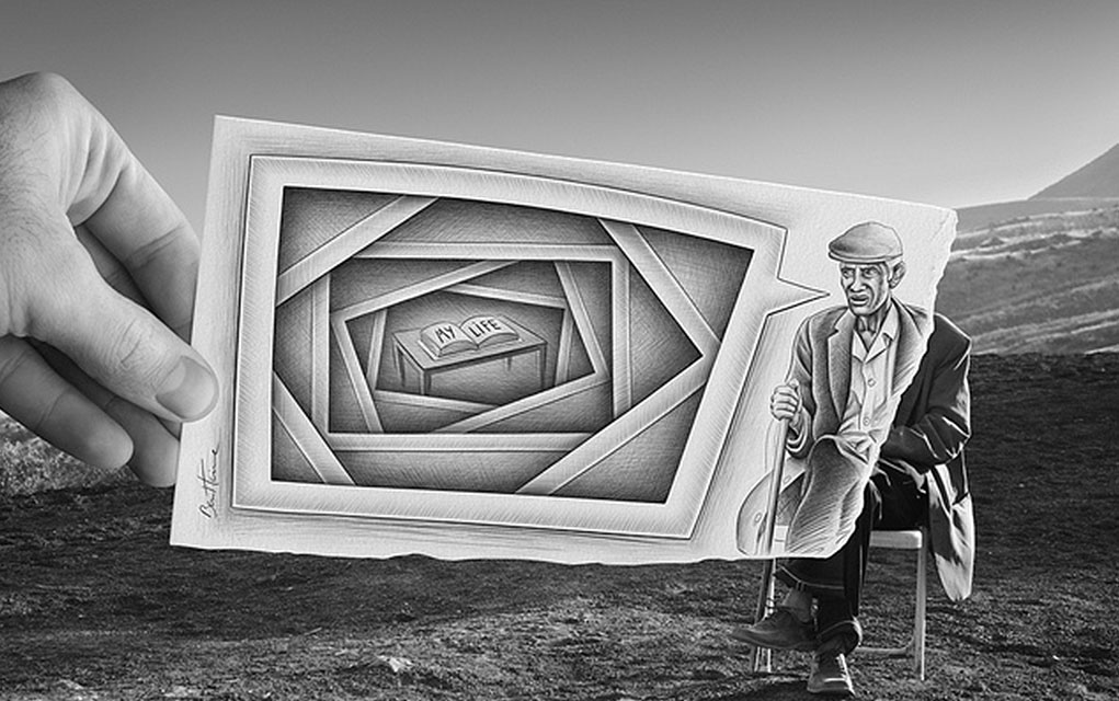 This Artist Was Inspired To Mix Drawing With Photography And The ...