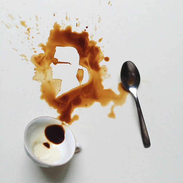 I Spilled Coffee Art Images, by Giulia Bernardelli