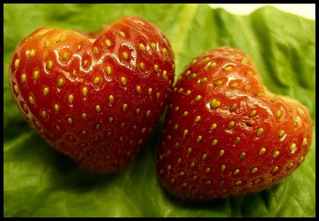 Unexpected Strawberry Heart | Unexpected Modern Hearts Photography