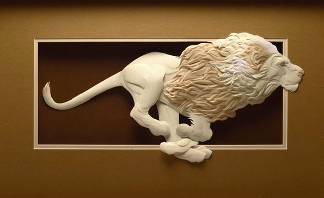 Paper Cut Lion Art | 10 Creative & Famous Lion Sculptures Outdoor Art