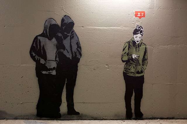 Follow For Follow | Social Media Street Art, a Sign Of The Times