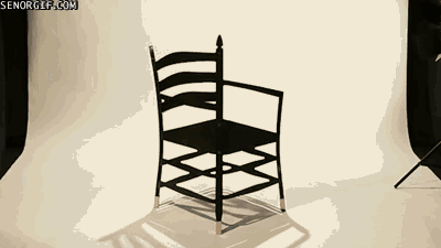 Fooling Chair | 23 Best Cool Optical Illusions Images (GIF) in 3D With Amazing Color