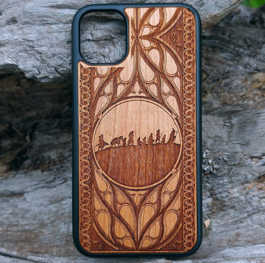 181 Coolest Creative iPhone Cases Make Your Phone Unforgettable Forever 43 Bamboo iPhone cases with laser engravings and hand-painted fantasy-themed motifs | Most Creative & Unique Phone Cases In The World