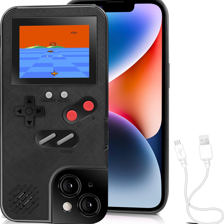 181 Coolest Creative iPhone Cases Make Your Phone Unforgettable Forever 115 Game Phone Case, 168 Built-in Small Video Games, Black, Compatible with iPhone 13, 13 Pro, Game Relax and phone protector. ABS + TPU materials is odorless and harder: drop-proof, shockproof, dust-proof, scratch-resistant, well protect your iPhone. | World's Coolest Retro iPhone Cases