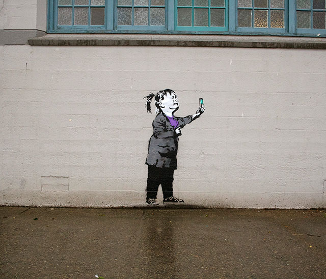 You're Such A Poser | Social Media Street Art, a Sign Of The Times