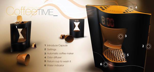 The Coffee Time Alarm Clock | 10 Best Cool Alarm Clocks For Heavy Sleepers