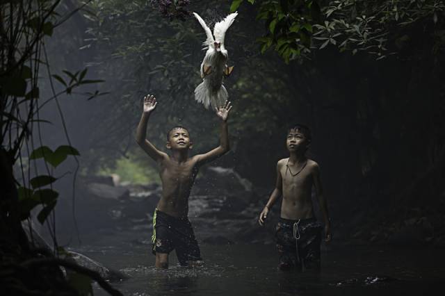 Merit Winner: Catching A Duck, Thailand | 10 Best Winners From The National Geographic Traveler Photo Contest 2015